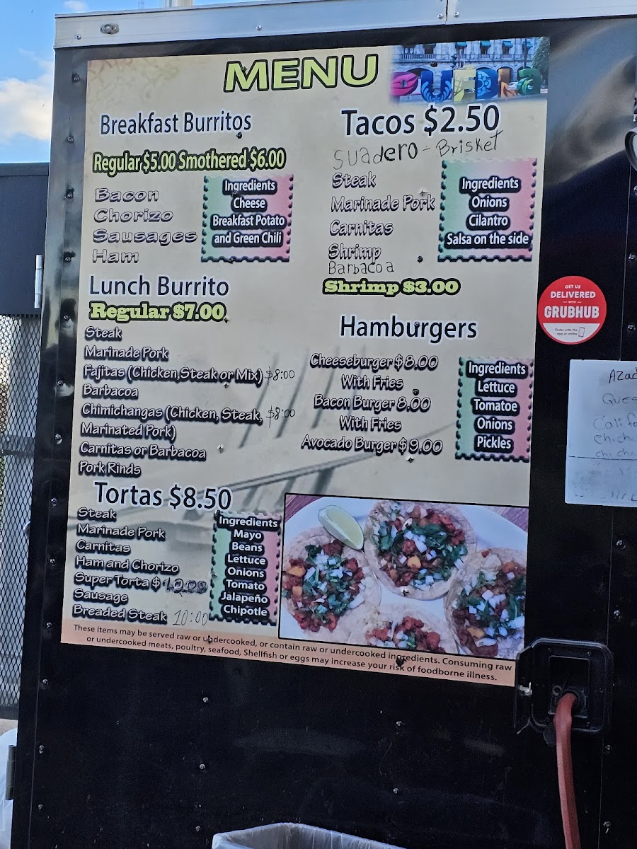 El Poblano Mexican Eats Menu - Image 2